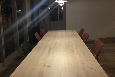 Design ideas for a scandinavian dining room in Other.