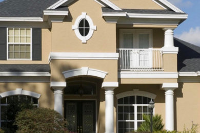 Inspiration for an exterior home remodel in Ottawa