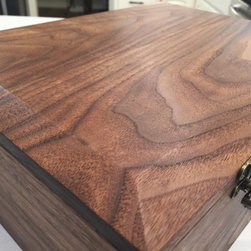 Walnut Box with Dividers - Jewelry Boxes And Organizers