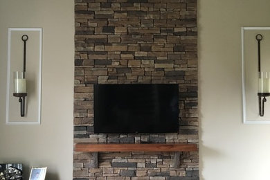 Dresher , Pa  Fireplace installation and stone work