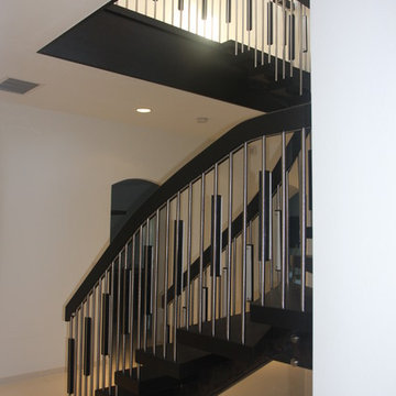LED Balusters - Raw Metal Stringer