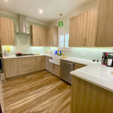 Stunning Kitchen Remodel With New Cabinets and Quartz Countertop
