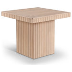 Meridian Furniture - Spencer Oak Veneer Coffee Table, Natural, 18" H, 1 Piece - Indulge in the allure of the Natural Oak Veneer Spencer Coffee Table by Meridian Furniture. Its captivating design and luxurious Natural Oak Veneer elevate any space with effortless elegance. Crafted with precision and durability in mind, this stunning piece becomes the focal point of gatherings, fostering moments of connection and warmth. Embrace sophistication and style with the Spencer Coffee Table, a testament to exquisite taste and timeless beauty.