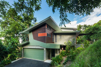 Design ideas for a contemporary exterior in Cairns.