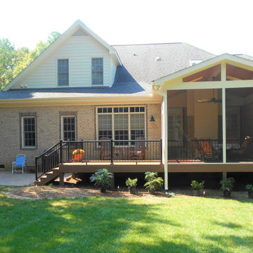 Apex Screened-In Porch, Composite Deck, and Paver Patio