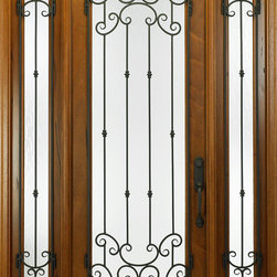 Mediterranean Doors - Full View Iron Grill - Front Doors