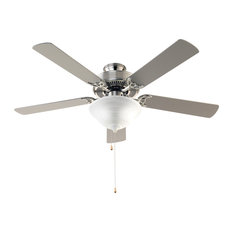 3 Light Ceiling Fan, Brushed Nickel