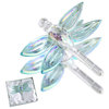 Crystal Glass Dragonfly Figurine