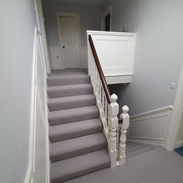 Timeless, stunning, stylish entrance hall and staircase transformation