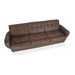 Mid-Century Danish Buffalo Hide Sofa - SOLD - Sofas