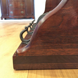 Walnut Bench and Coat Rack Matched Set - Hall Trees