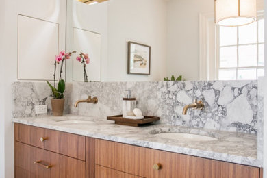 Example of a trendy bathroom design in Richmond