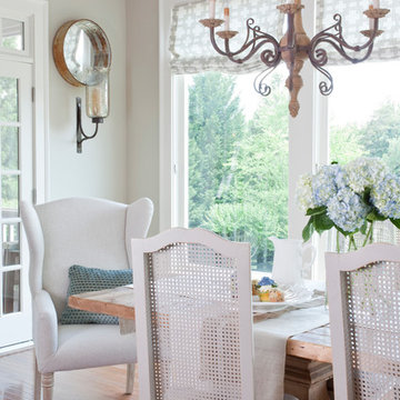 rustic modern dining room