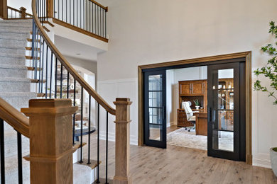 Inspiration for a timeless entryway remodel in Chicago