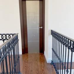 Private Residence - Custom Natural Veneer Wenge Doors - Interior Doors