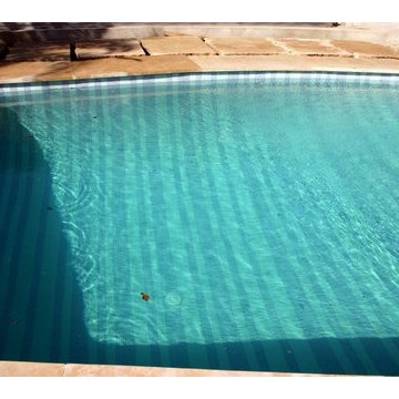 Barcode Mosaic Tile Pool