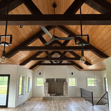 Homemade Wood Beams, milled from old timbers