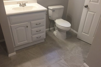 Inspiration for a modern bathroom remodel in Other