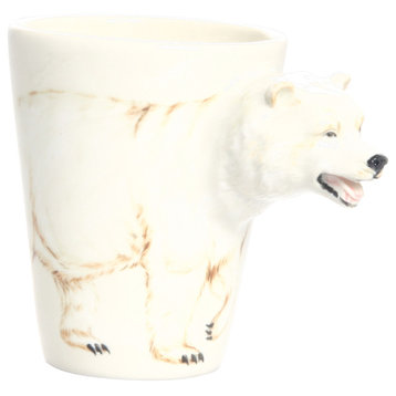 Bear 3D Ceramic Mug, Polar