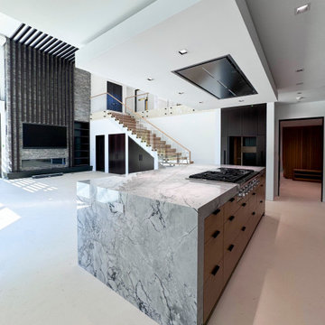 Project #126 | Contemporary Staircases with Integrated LEDs & Glass Railing