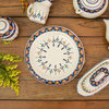 Novica Handmade Antigua Breeze, Pair Ceramic Dinner Plates
