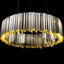 Innermost Facet Chandelier by Tom Kirk - Chandeliers