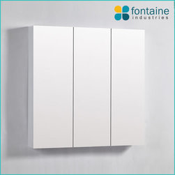 Mirror Cabinet 900x900 3 Door - Bathroom Cabinets