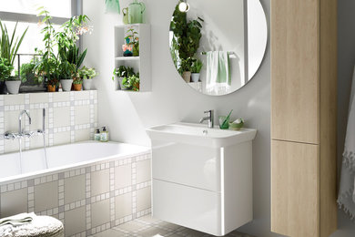 Nordisches Badezimmer in Nürnberg