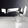 Fresca Isarus Single Hole Mount Bathroom Vanity Faucet, Chrome