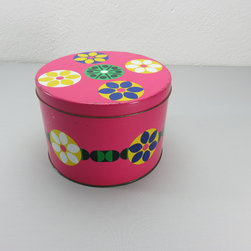 lata rosa con dibujos geom&eacute;tricos - Decorative Objects And Figurines