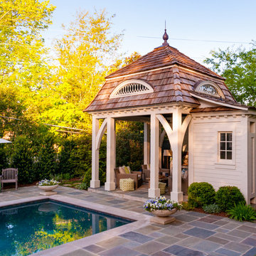Cape Cod Inspired Pool House