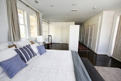 Minimalist bedroom photo in Atlanta