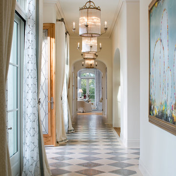 Hallway with Arches, Custom Interior Lighting and Fine Accessories