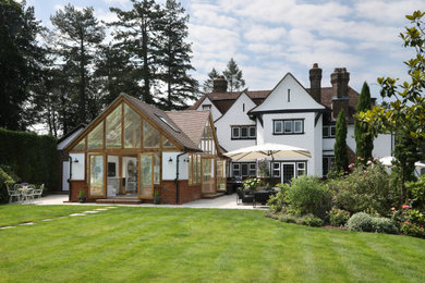 Inspiration for a traditional conservatory in Surrey.