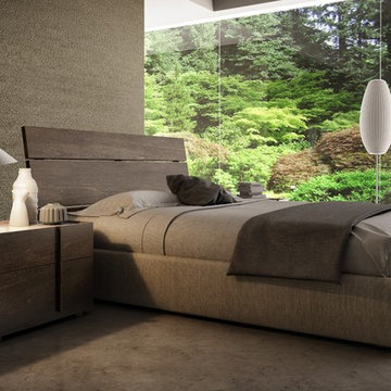 Modern Bedroom Set Plank by Huppe