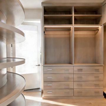 When My Client Needed More Wardrobe Space I Converted Two Rooms to One Walk In c