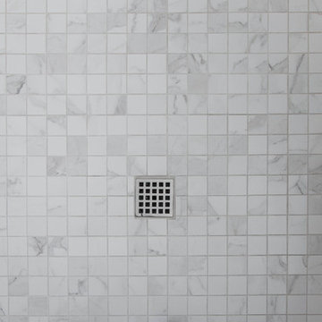 Contemporary Floor to Ceiling Tiled Master Bathroom