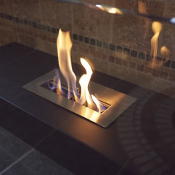 Bluworld - Nu-Flame Freestanding La Strada Ethanol Fireplace - Indoor Fireplaces
