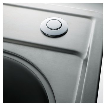 Franke WD3428 Continuous Feed Garbage Disposer Air Switch - Polished Chrome