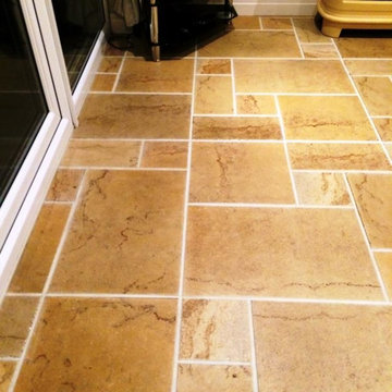 Tiled Floor Restored In Morecambe With Quick And Effective Grout Colouring