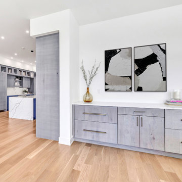 Euro Sawn Oak Contemporary Kitchen