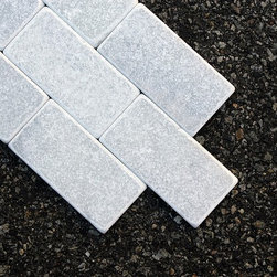 3x6 White Carrara Tumbled Collection - Home Decor