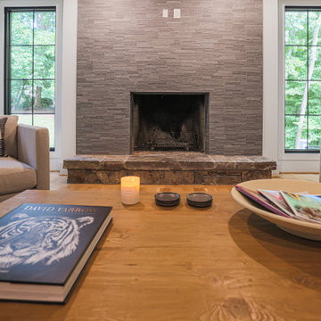 Painted Brick Colonial Revival