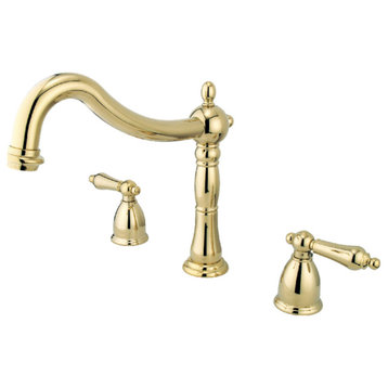 Kingston Brass Roman Tub Faucet, Polished Brass