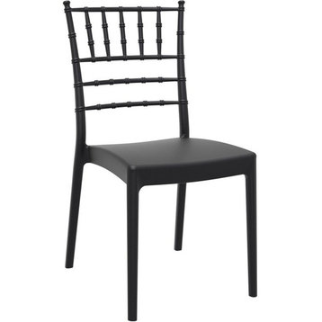 Compamia Josephine Patio Dining Chair in Black