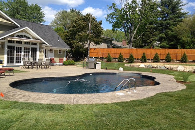 Trendy pool photo in New York