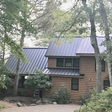 Gary’s Webster, WI Metal Roofing, VELUX Skylight, & LeafGuard® Project