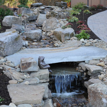 Custom Landscape with Water Features