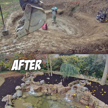 Weathered Moss Rock Ecosystem Pond (Before & After)