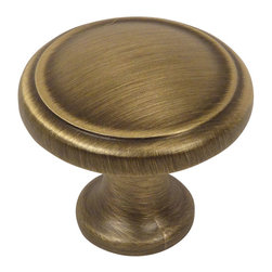 Cosmas - Cosmas 5982BAB Brushed Antique Brass Cabinet Knob - Cabinet And Drawer Knobs